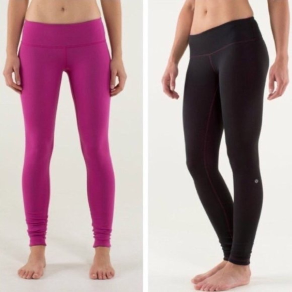 Lululemon Wunder Under Reversible Paris Pink 4